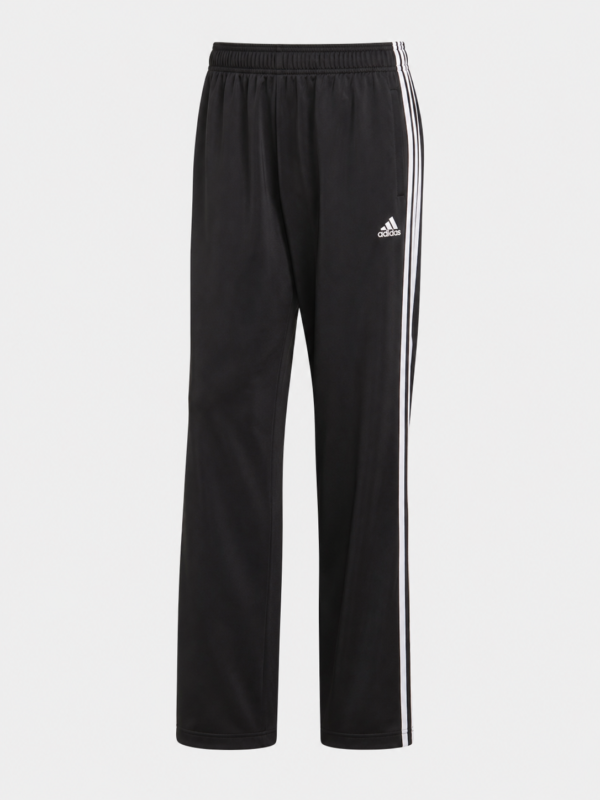Men's Black Three Stripe Track Pants | Premium Sports Lower